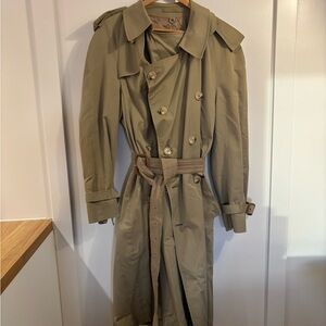 Vintage Belted London Fog Tan Trench Coat
